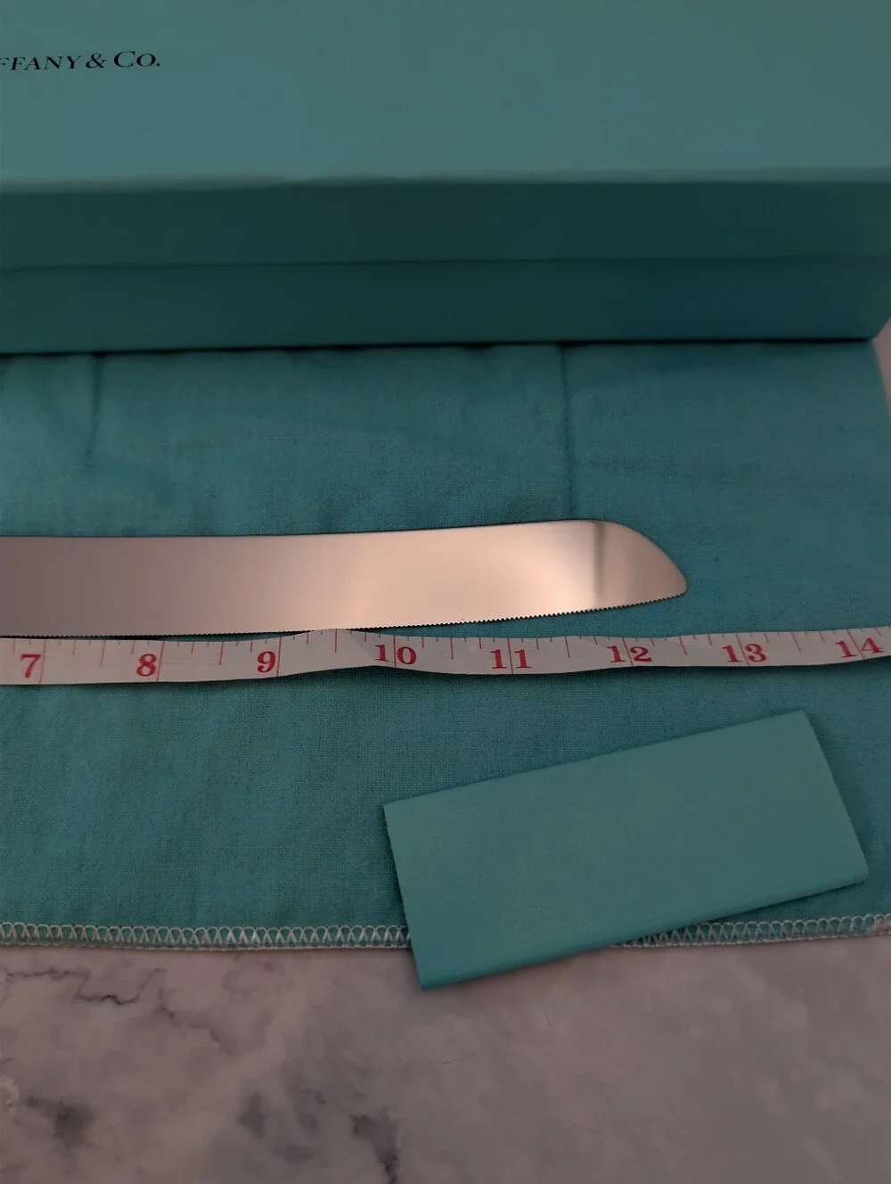 Tiffany & Co. Chrysanthemum Sterling Silver Cake Knife 12.5